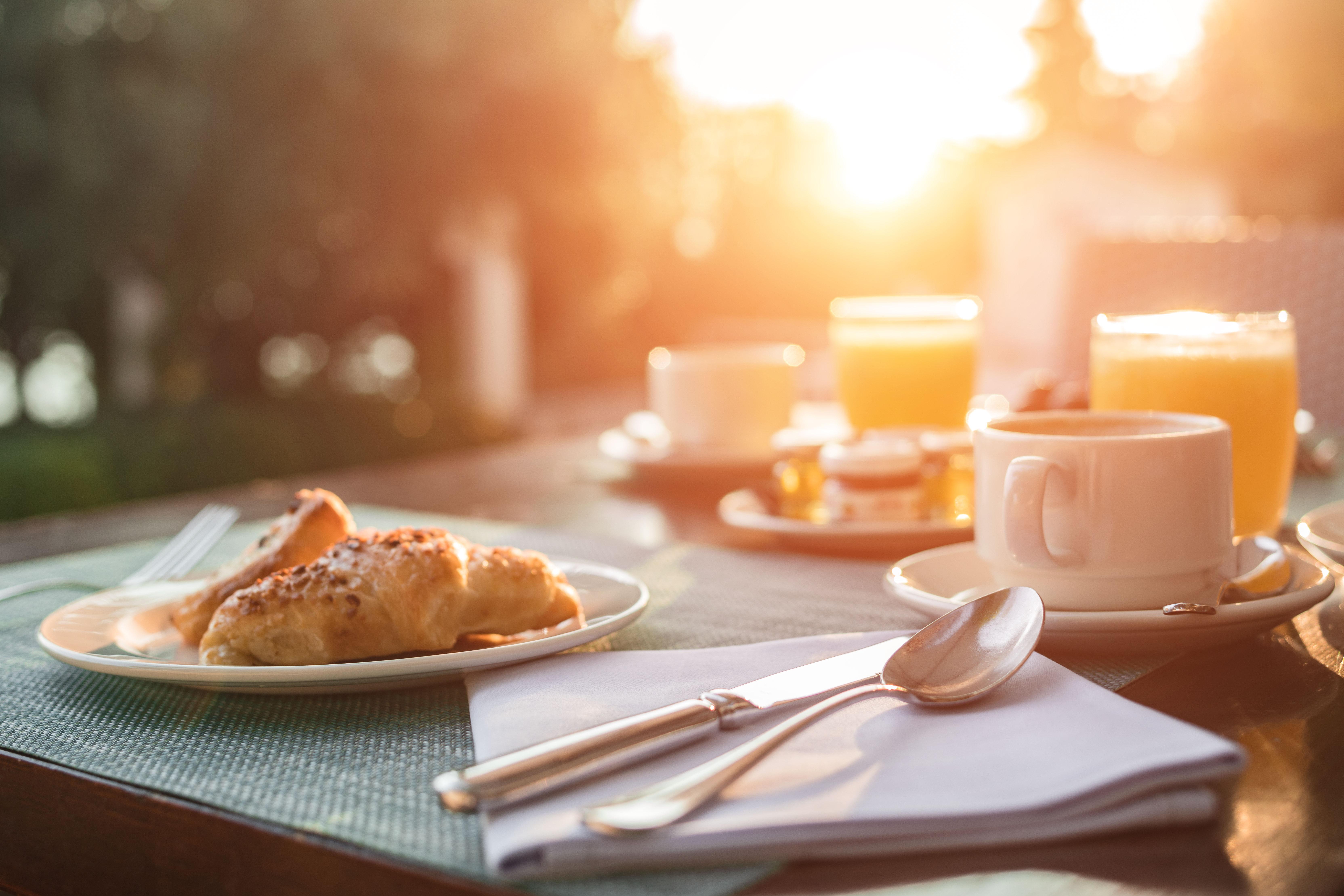 Sun Gardens Dubrovnik Hotel Orašac Kültér fotó Breakfast